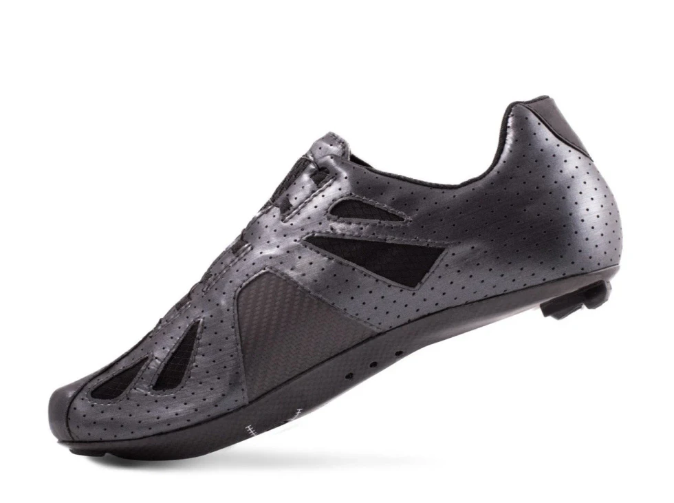 Chaussures Vélo Route Lake CX332 Carbone - Argent Taille 44 - Fermeture Dial - Neuves